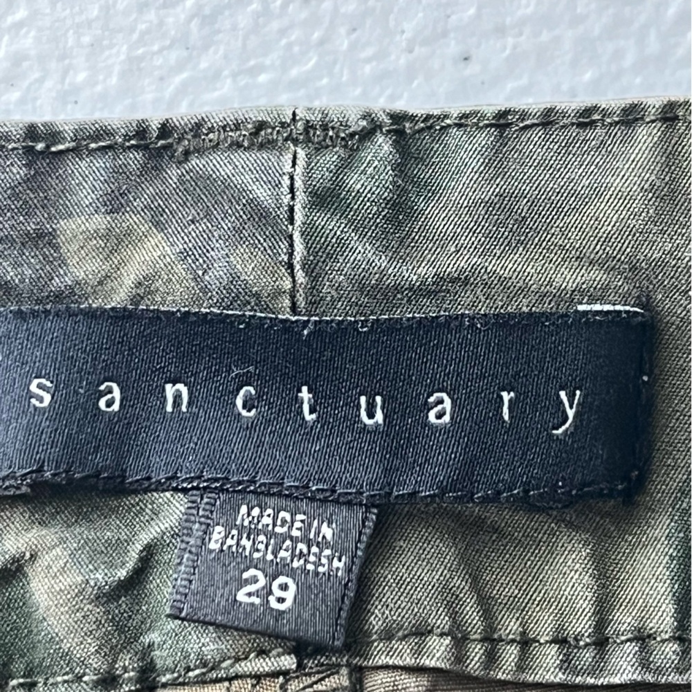 Sanctuary Anthropology Camouflage Cropped Terrain Cargo Pants Camo - Picture 6 of 8